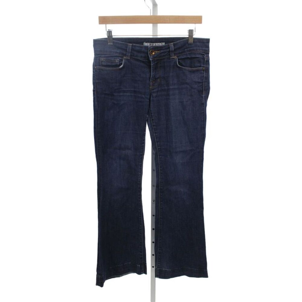 J Brand Women Bootcut Jeans Dark Blue Mid Rise Size 28
